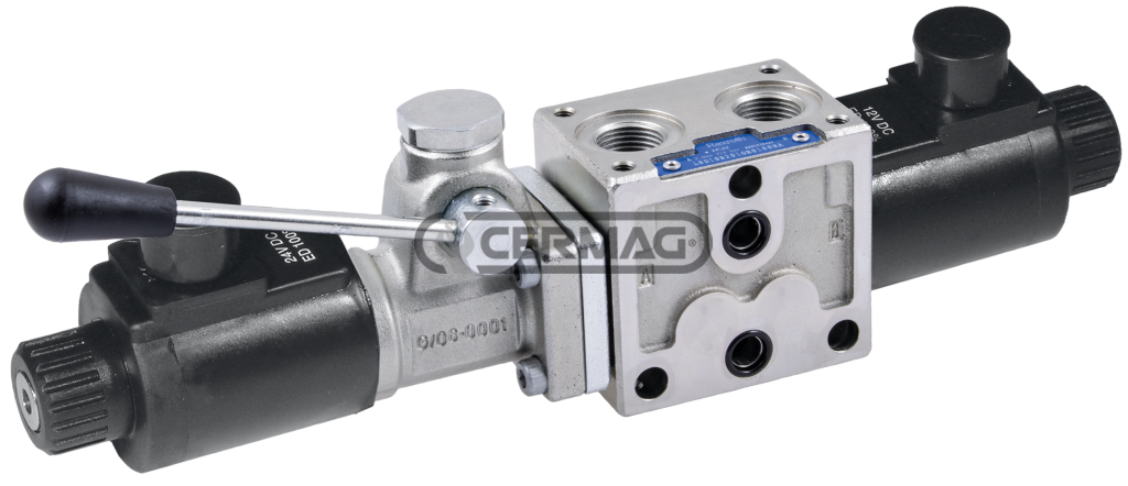 Single element electric modular valves - 12VS ON-OFF - 50 L - 3/8