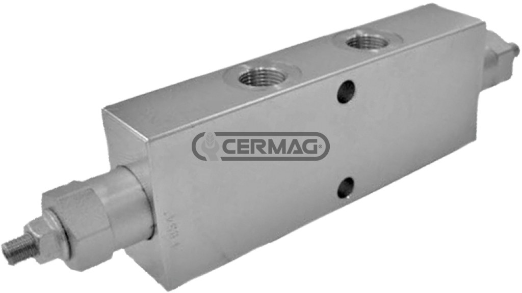 Soupape overcenter double effet pour contrôle de descente