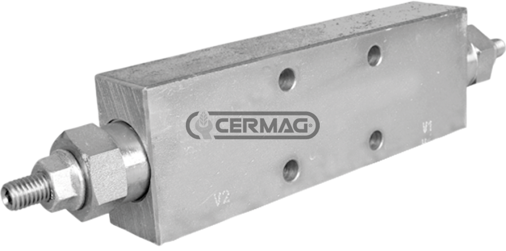 Soupape overcenter double effet à bride pour contrôle de descente