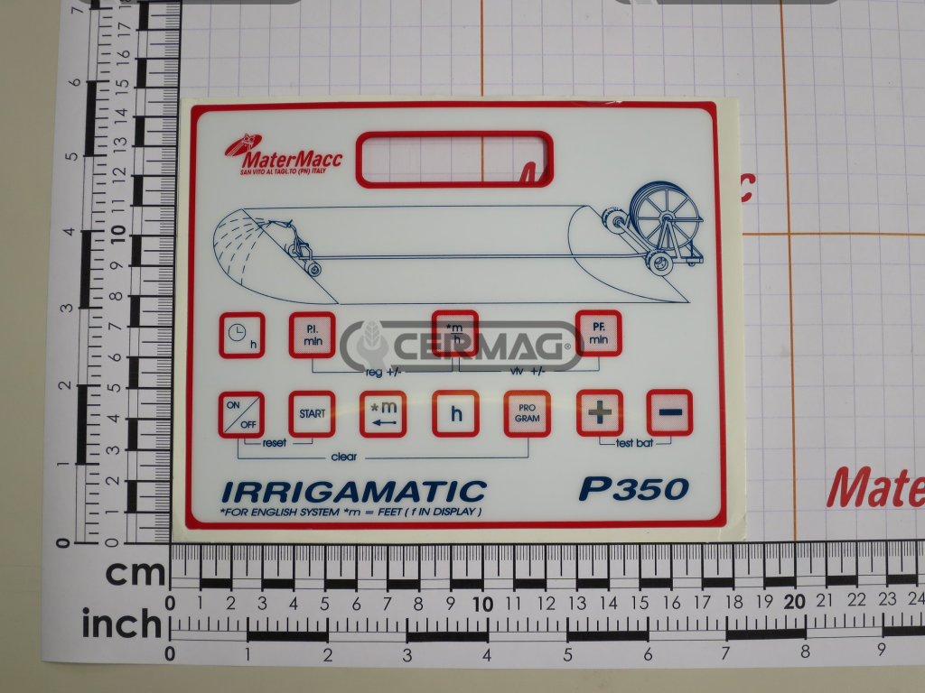 tastiera IRRIGAMATIC P350