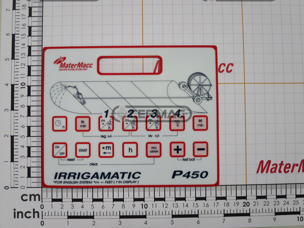 tastiera IRRIMATIC P450