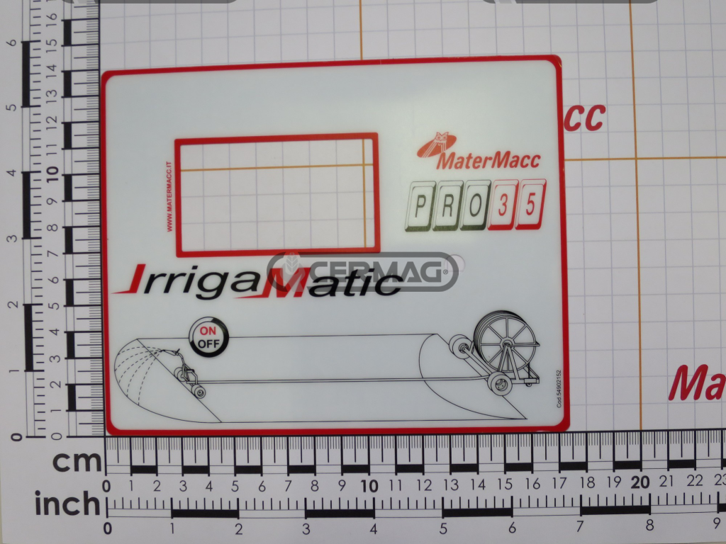 tastiera IRRIGAMATIC PRO35