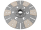 Disque embrayage central à 6 ​​pales rigide