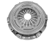 Single-plate clutch with diaphragm springs