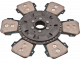 Zentrale Scheibe Metall-Keramik mit 6 Segmenten mit Torsionsdämpferfedern Ø 330 gesintert 41x45,3 - Z.21