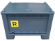 CONTAINER WITH LID FOR FLAT BATTERIES - 300 LITERS