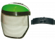 Visera de red metálica y policarbonato antirreflejo con cárter de protección y regulación con perilla