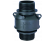 Foot valve with threaded couplings
