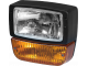 LIGHT FITTING WITH FRONT-SIDE TURN INDICATOR