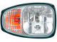 Main headlamp complete with bulbs with RIGHT direction indicator
