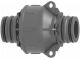Foot valve with T5 couplings