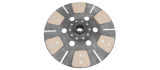Disco embrague central 6 paletas rígido