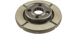 Rigid clutch plate