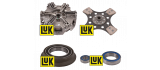 Clutch kit with pressure plate, clutch thrust bearing, clutch guiding bearing, bolts and clutch plate