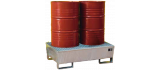 STORAGE TANK FOR TWO 180-220 LITER DRUMS