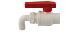 BALL VALVE WITH GAS/OENOLOGICAL THREAD