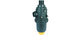 Suction filter with valve