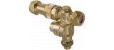 Adjustable double nozzle holder with anti-drip M62