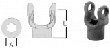 SPLINED COUPLING YOKES 18x47