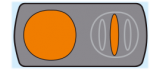 Neutral orange symbol