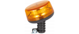 LED rotating beacon with flexible rod