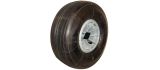 PNEUMATIC WHEELS 6" WITH NYLON RIM