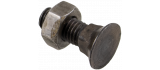 FLARED ROUND HEAD SCREW FOR SHARES