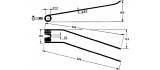 Rotary swather spring