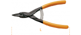 Straight nose pliers for external spring rings