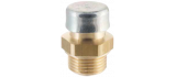 Brass breather plug with filter