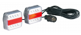 Kit feu arrière LED - 5 fonctions fixation magnétique